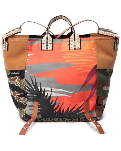 Palm Angels Allover Printed Tote Bag - Multicolor