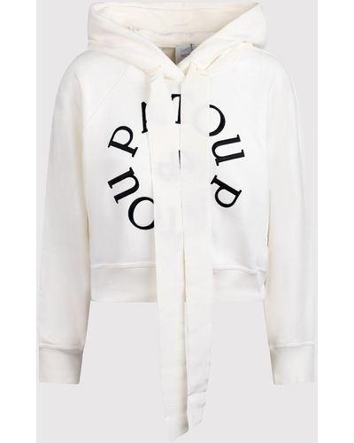 Patou Logo-Embroidered Cotton Hoodie - Natural