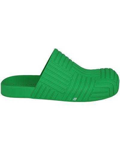 Bottega Veneta Slider Sandals - Green