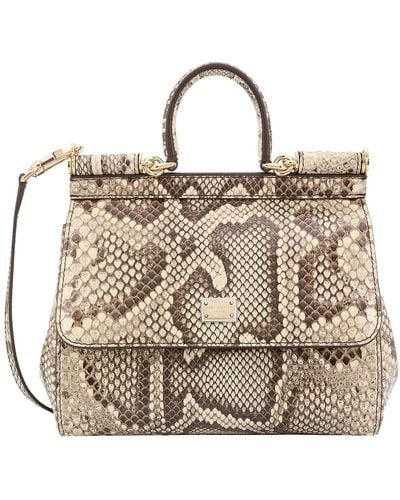 Dolce & Gabbana Sicily Handbag - Metallic