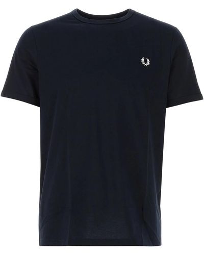 Fred Perry Midnight Cotton T-Shirt - Black