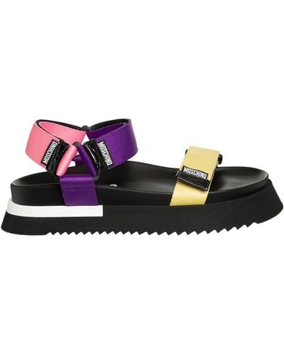 Moschino Leather Sandals - Multicolor
