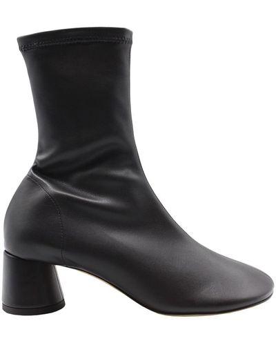 Proenza Schouler Glove Stretch Ankle Boots Shoes - Black