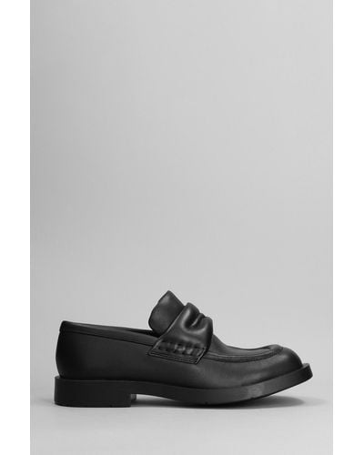Camper Mil 1978 Loafers In Black Leather - Gray