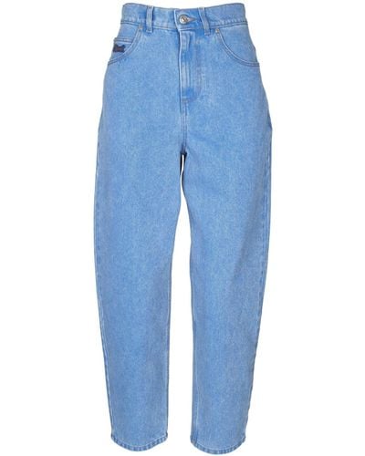 Marni Cotton Jeans With Straight Leg - Blue