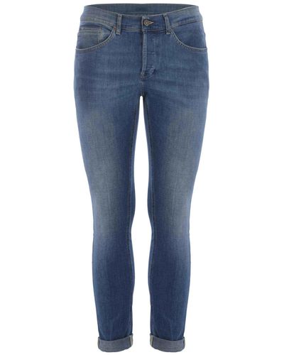 Dondup Jeans George Made Of Stretch Denim - Blue