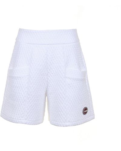 Colmar Shorts With Logo - White