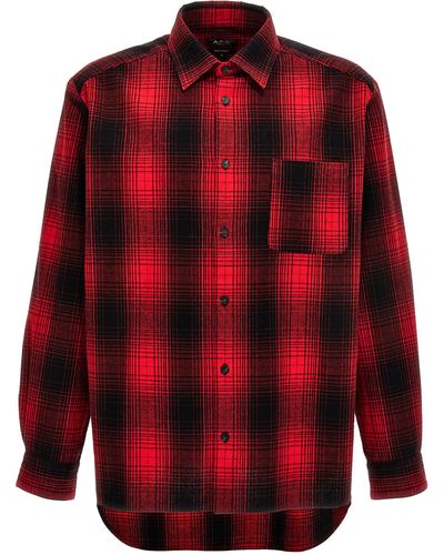 A.P.C. Malo Shirt, Blouse - Red
