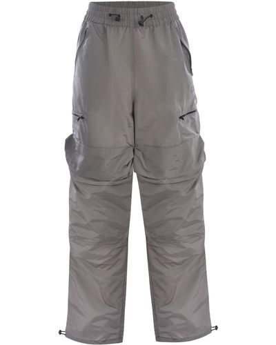 DIESEL Trousers P-Windal Made Of Nylon - Grey