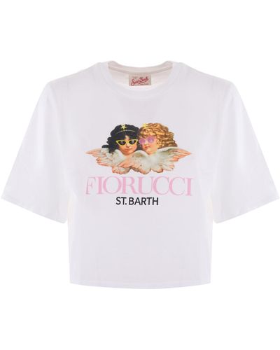 Mc2 Saint Barth X Fiorucci T-Shirt - White