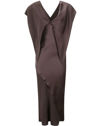 Setchu Origami Dress 3 - Brown