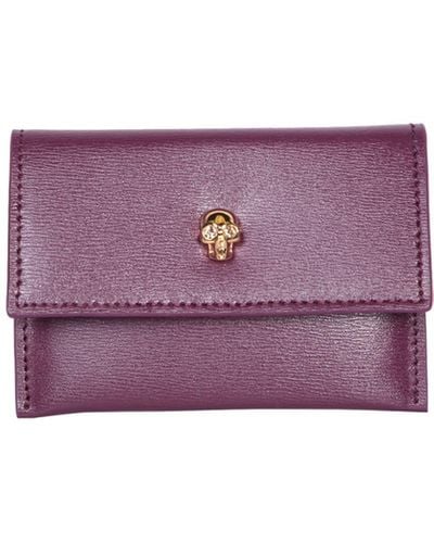 Alexander McQueen Wallets - Purple