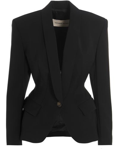 Alexandre Vauthier Oversize Blazer Jacket - Black