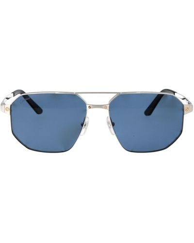 Cartier Ct0462S Sunglasses - Blue