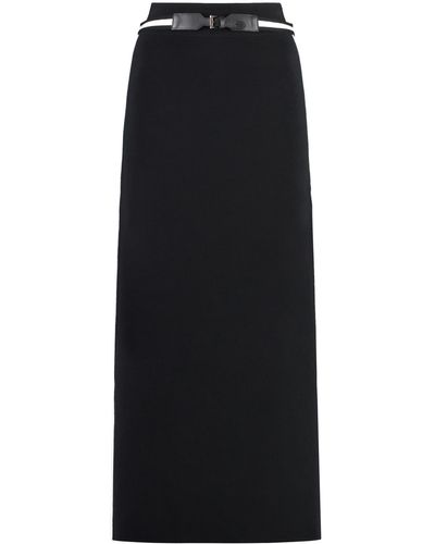 Max Mara Ora Long Skirt - Black