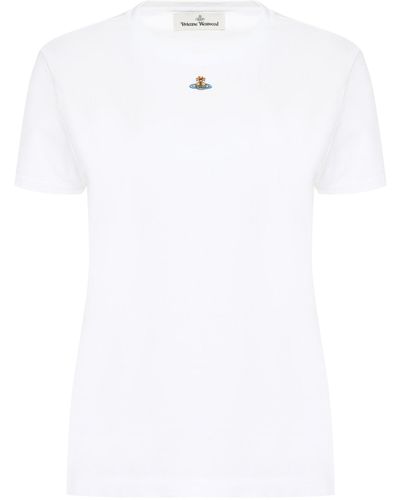 Vivienne Westwood Cotton Crew-neck T-shirt - White