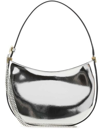 Magda Butrym Leather Medium Vesna Handbag - White