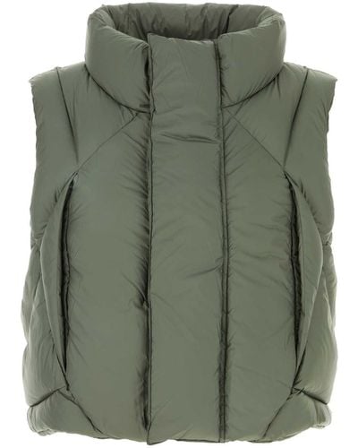 Entire studios Army Polyester Sleeveless Down Jacket - Green