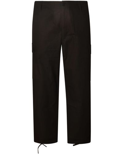 KENZO Workwear Cargo Trousers - Black