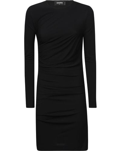 DSquared² Long-sleeved Dress - Black