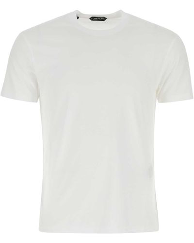 Tom Ford Lyocell Blend T-Shirt - White