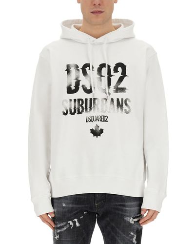 DSquared² Suburbans Cool Fit Sweatshirt - Grey