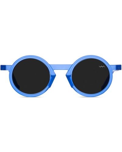 VAVA Eyewear Wl0040 Label Crystal Matte Sunglasses - Blue