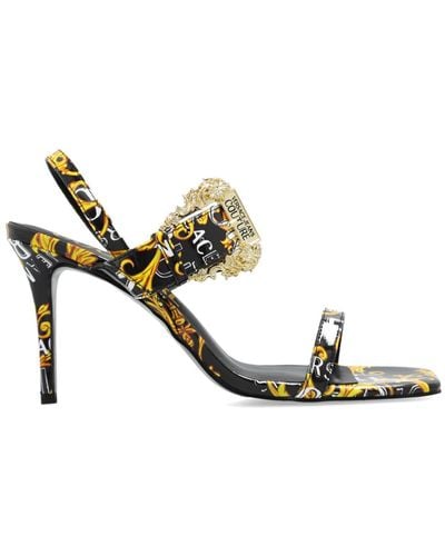 Versace Jeans Couture Heeled Sandals - White