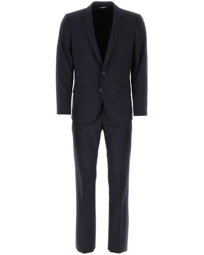 Dolce & Gabbana Light Wool Martini Suit - Black