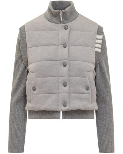 Thom Browne Reversible Jacket - Grey