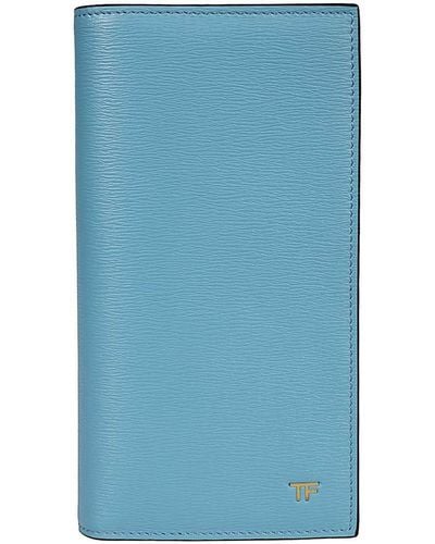 Tom Ford Leather Wallet - Blue