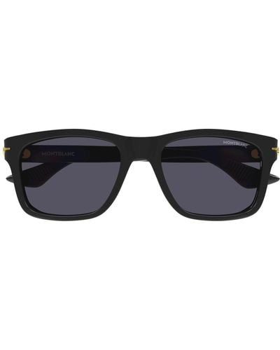 Montblanc Mb0263S Linea Nib Sunglasses - Black