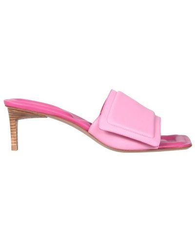 Jacquemus Les Mules Piscine Sandals - Pink