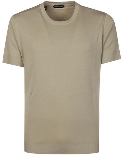 Tom Ford Placed Rib T-Shirt - Multicolour