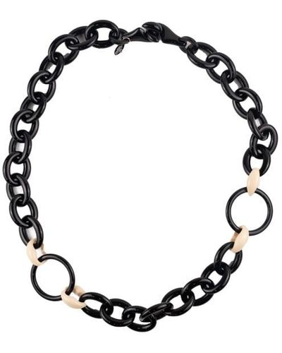 Weekend by Maxmara Yang Chain Necklace In Resin - Blue