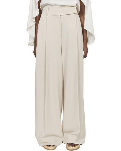 Rodebjer Obi Oyster Wide Trousers - Natural