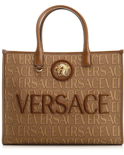 Versace Shopper Bag - Brown