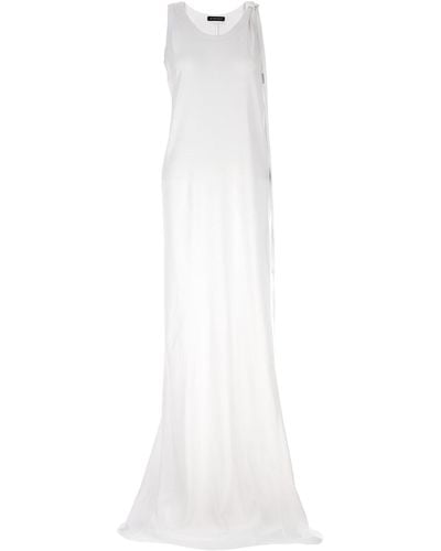Ann Demeulemeester X-long Dresses - White