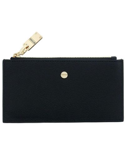 Borbonese Leather And Coated Canvas Card Holder Op - Multicolor