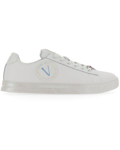 Versace Trainer With Logo - White