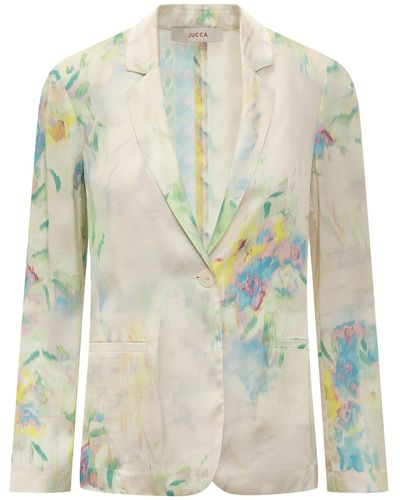 Jucca Fluid Blazer - White