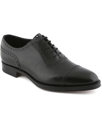 Edward Green Canterbury Calf Oxford Shoe - Black