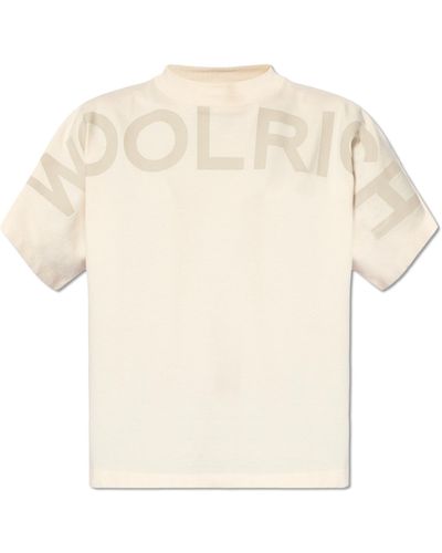 Woolrich Cotton T-Shirt With Logo - White