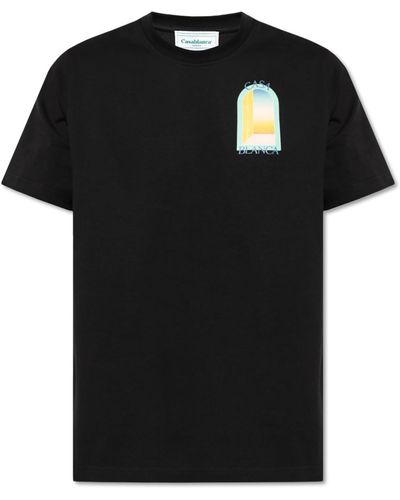Casablancabrand Printed T-Shirt - Black