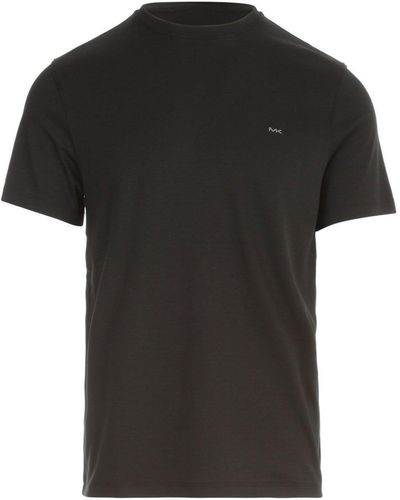 Michael Kors Mk Embroidered Crewneck T-Shirt - Black