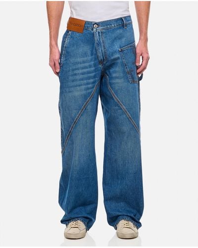 JW Anderson Twisted Workwear Jeans - Blue