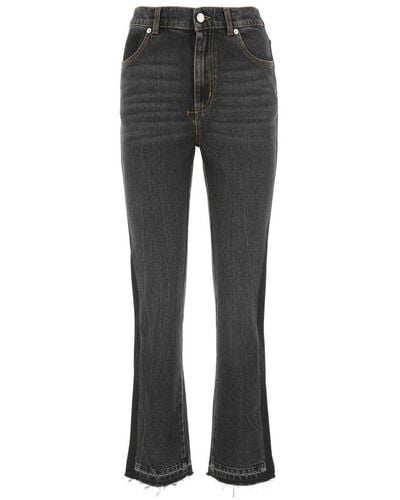 Alexander McQueen Denim Cotton Jeans - Black