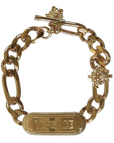 Versace Medusa Pendant Chain Bracelet - Metallic
