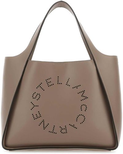 Stella McCartney Dove Alter Mat Stella Logo Handbag - Brown