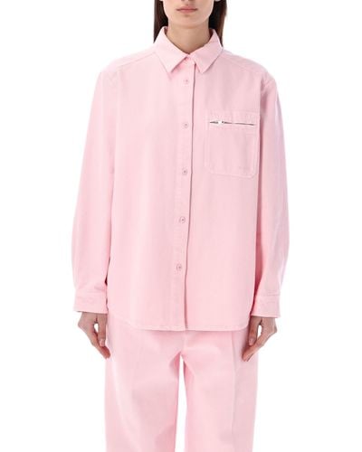 A.P.C. Tina Denim Shirt - Pink
